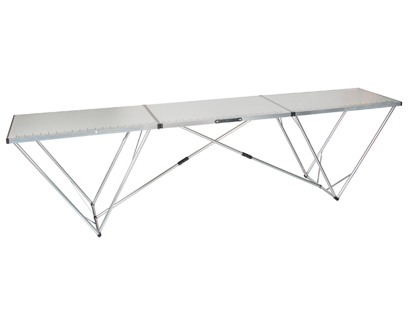 Practo Home behangtafel multifunctioneel 3m aluminium - met maataanduiding - B133