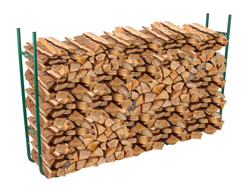 Practo Home Verstelbaar houtstapelrek 220x30x105 cm groen - W502