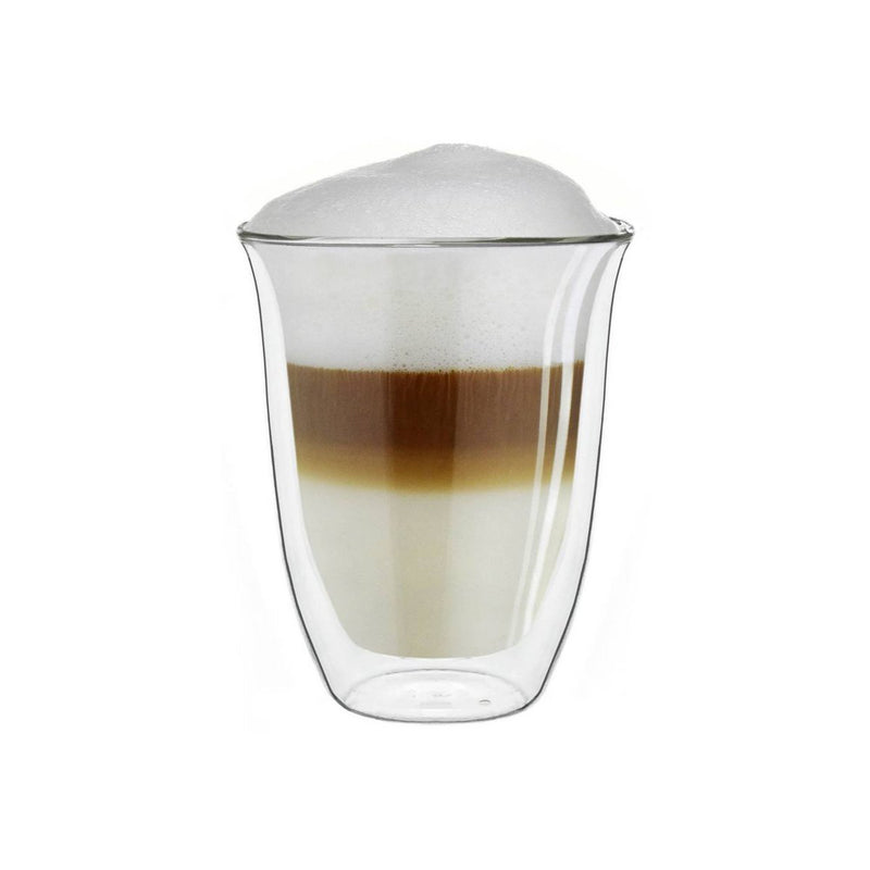 Creano Dubbelwandige Koffieglazen - theeglazen 400ml in thermisch glas - set van 6 stuks - Handgemaakt