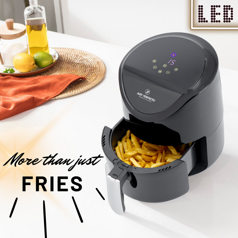 Just Perfecto Airfryer heteluchtfriteuse met Touchscreen & LED Display 1200 W - 3.5L - JL-13