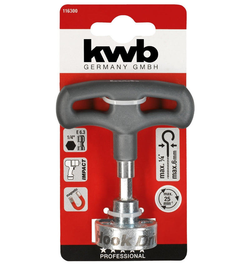 KWB Haakschroevendraaier met handvat - 116300