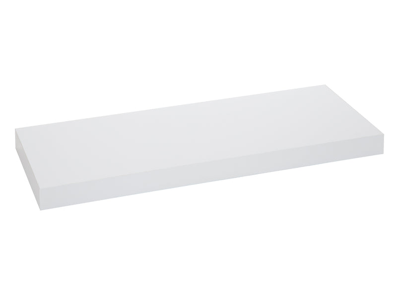 Practo Home Zwevende wandplank (wordt verkocht per 2 stuks) - wandtablet Wit blinkend 60cm - OW406BLG