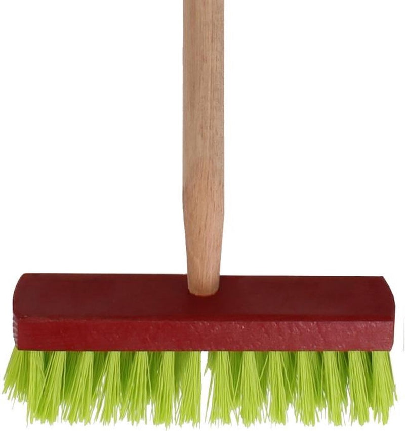 Talen Tools Kinderbezem 80 cmrood/groen compleet - KK-6