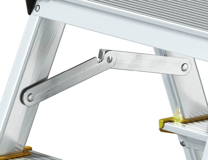 Escalo Aluminium huishoudtrapje Steppy 2 x 4 treden - LD204
