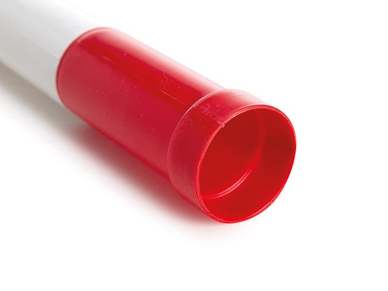 Perel Rood/witte plastic paal zonder voet - 1191-P90