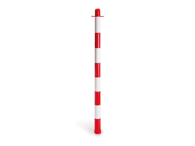 Perel Rood/witte plastic paal zonder voet - 1191-P90
