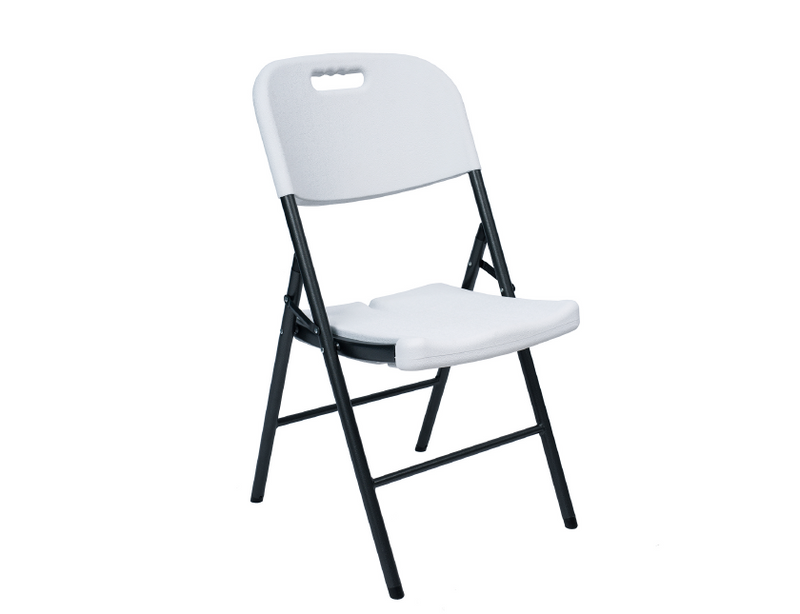 Practo Garden Klapstoel - opvouwbare stoel wit - Q621