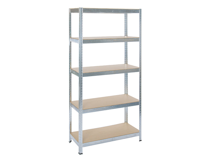 Practo Home Heavy Duty Opbergrek in metaal en hout - grijs - 180x90x50 cm - 5x175kg - M1809050.5
