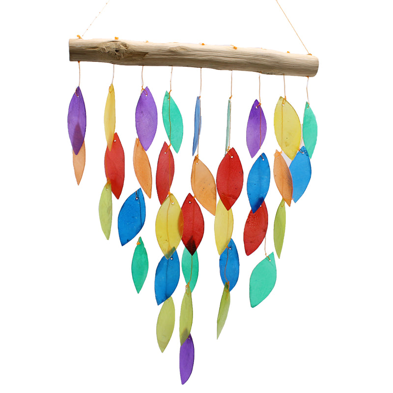 AW Gifts Regenboogblad Copis Drijfhout Chime - 35x25cm - Copi-07