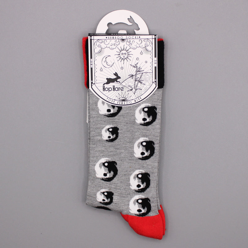 AW Gifts Hop Hare Bamboe Sokken - 41-46 - Gelukkige Katten - BamS-01F-M