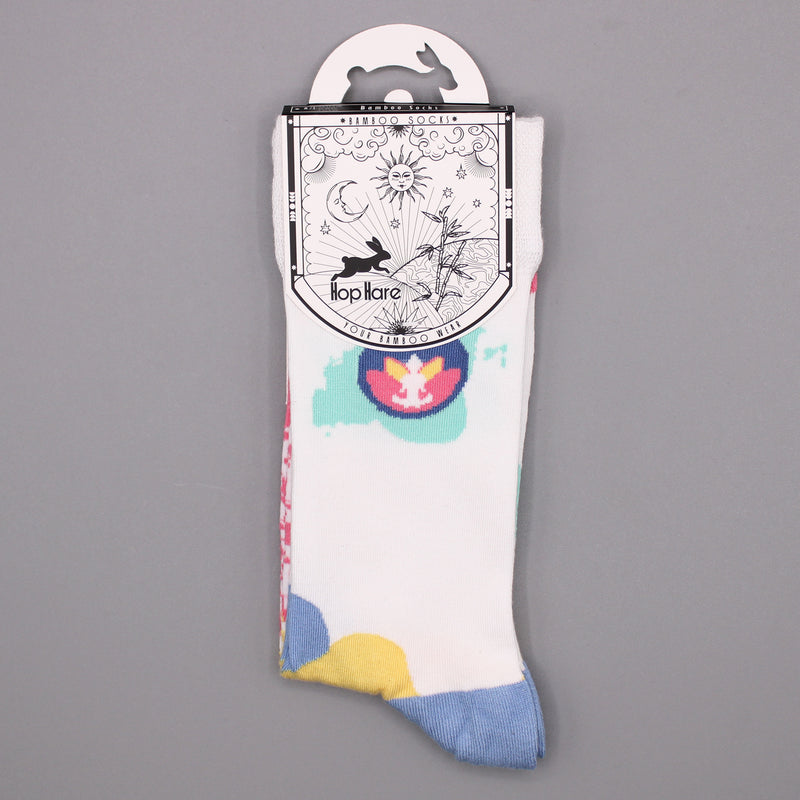 AW Gifts Hop Hare Bamboe Sokken - 41-46 - Meditatie - BamS-07F-M