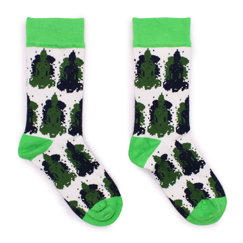 AW Gifts Hop Hare Bamboe Sokken - 36-40 - Balinese Boeddha - BamS-10F