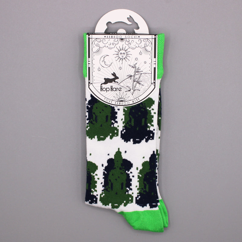 AW Gifts Hop Hare Bamboe Sokken - 36-40 - Balinese Boeddha - BamS-10F