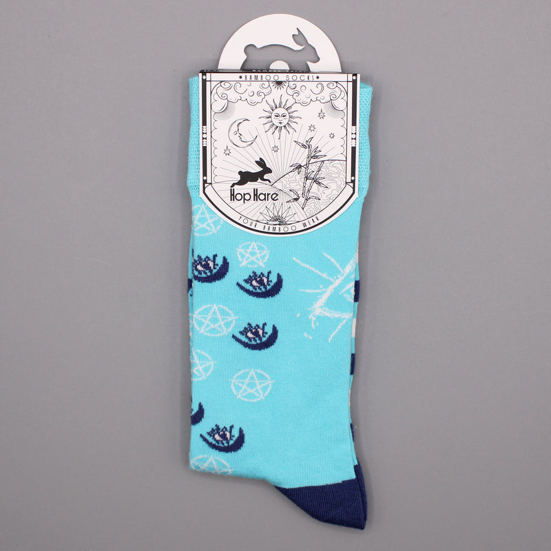 AW Gifts Hop Hare Bamboe Sokken - 36-40 - Pentagram en Boze Oog - BamS-20F