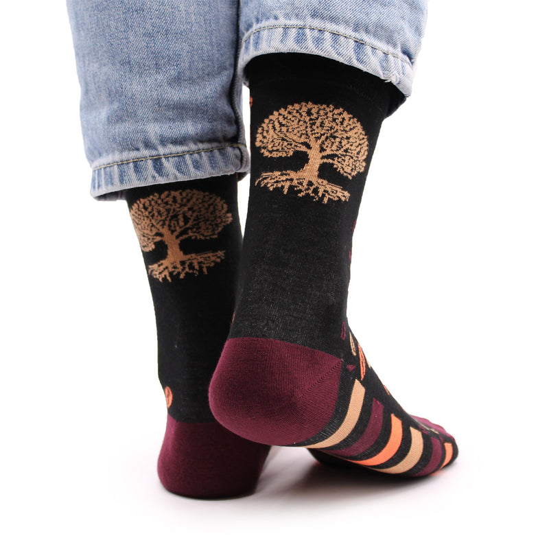 AW Gifts Hop Hare Bamboe Sokken - 36-40 - Boom van leven - BamS-04F