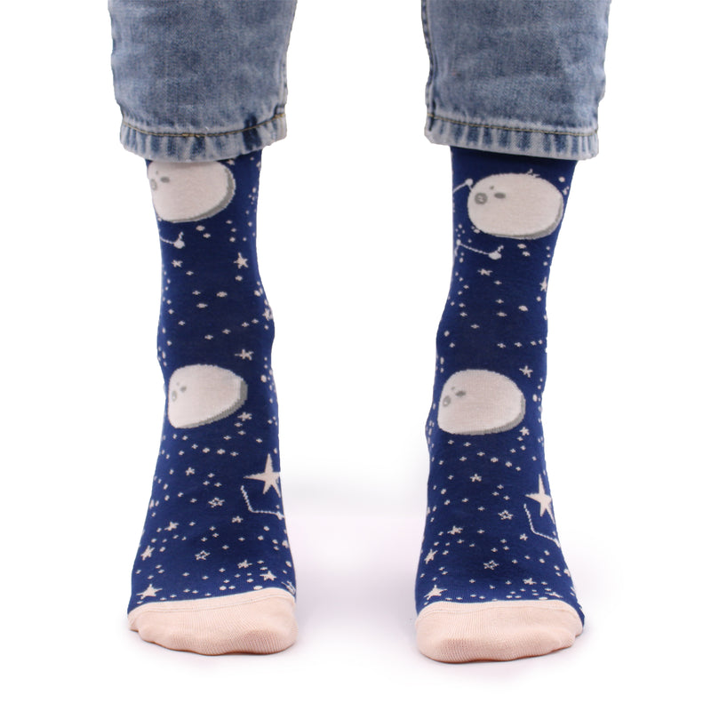 AW Gifts Hop Hare Bamboe Sokken - 41-46 - Maanwandeling - BamS-06F-M