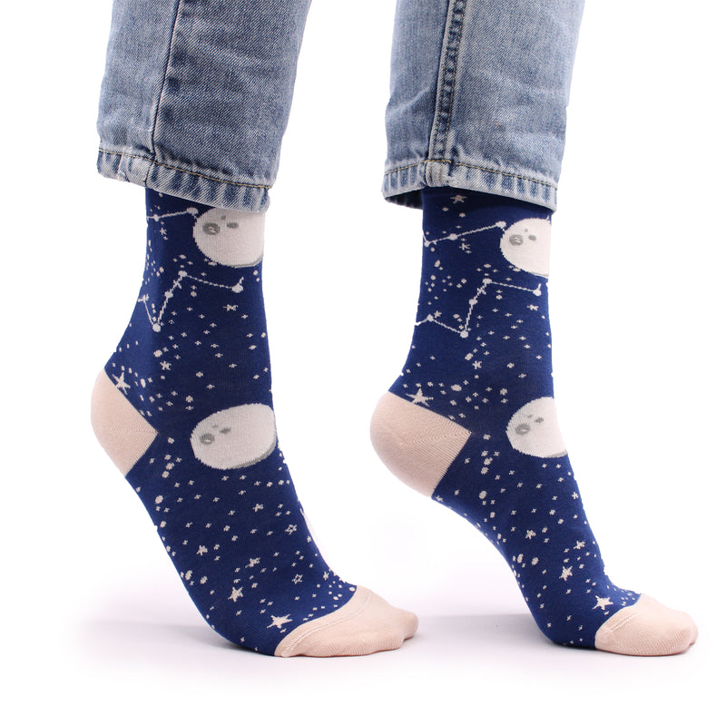 AW Gifts Hop Hare Bamboe Sokken - 41-46 - Maanwandeling - BamS-06F-M
