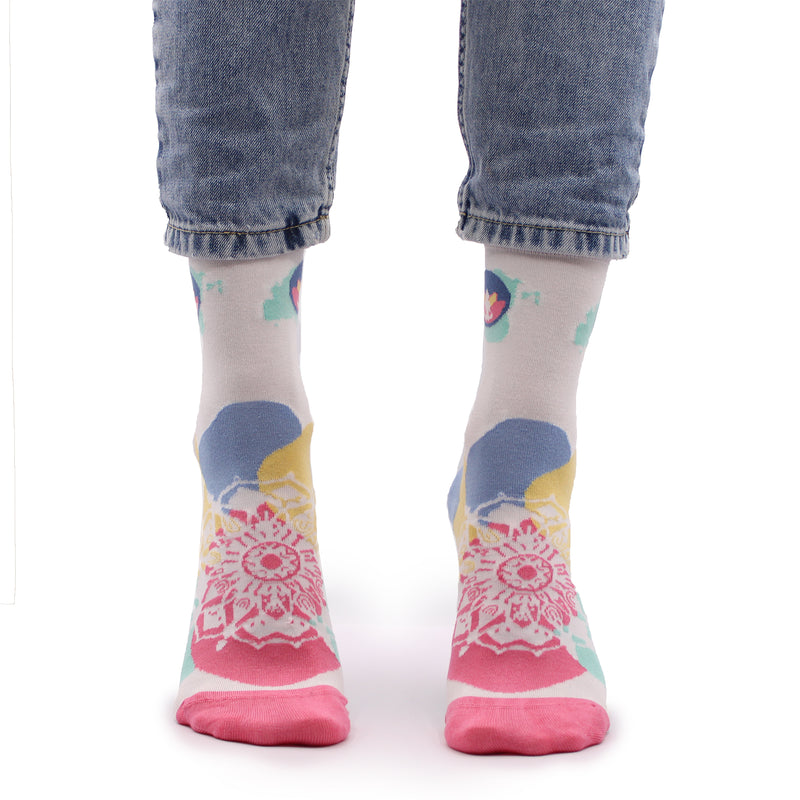 AW Gifts Hop Hare Bamboe Sokken - 41-46 - Meditatie - BamS-07F-M