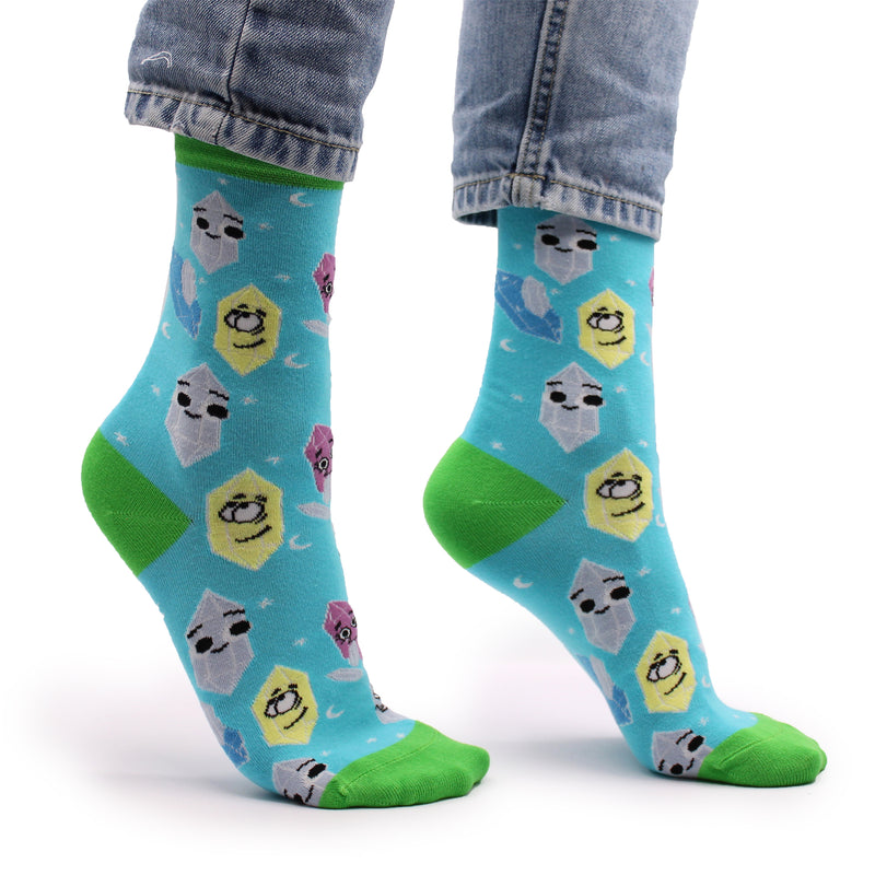 AW Gifts Hop Hare Bamboe Sokken - 41-46 - Geluks Edelstenen - BamS-11F-M