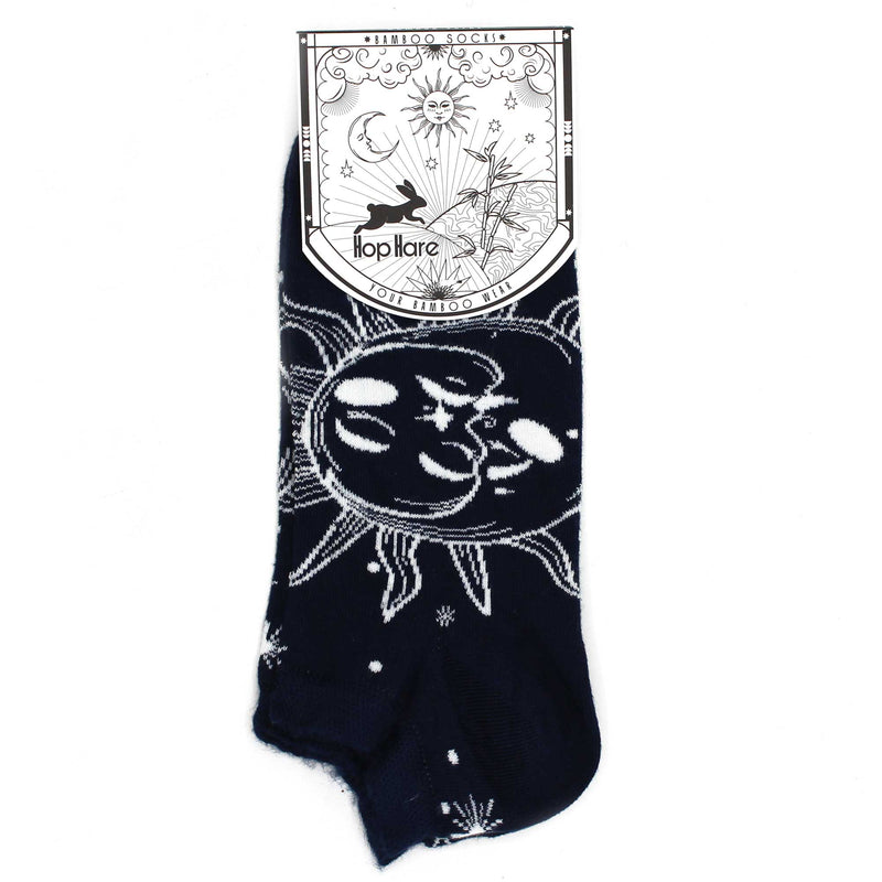 AW Gifts Hop Hare Bamboe Enkelsokken - 36-40 - Zon en Maan - BamSL-01F