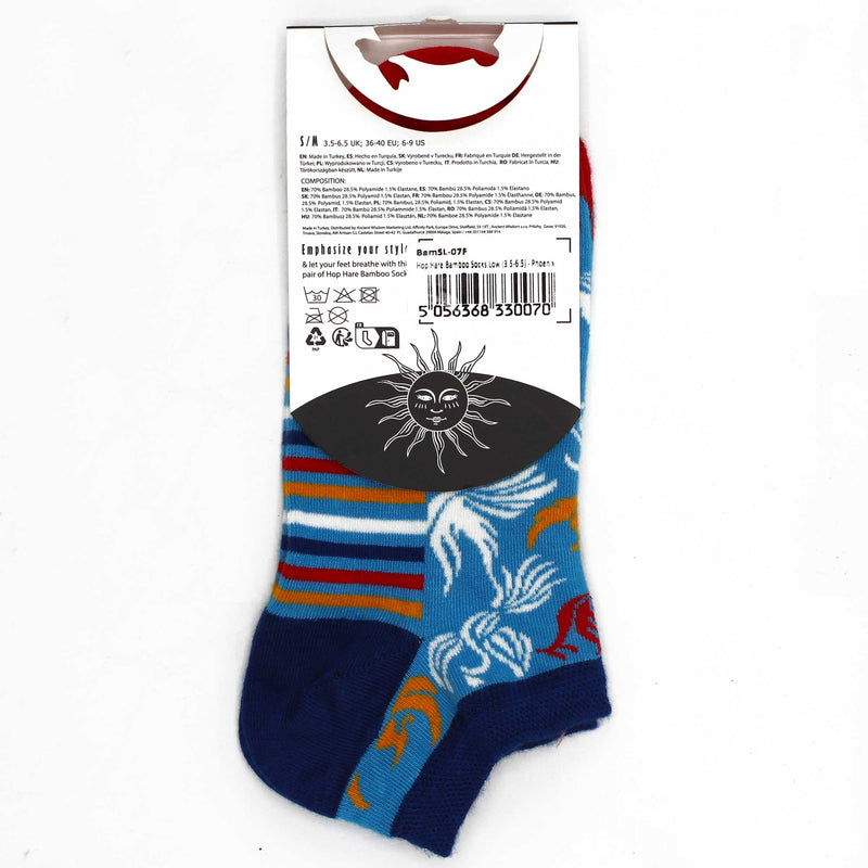 AW Gifts Hop Hare Bamboe Enkelsokken - 36-40 - Phoenix - BamSL-07F