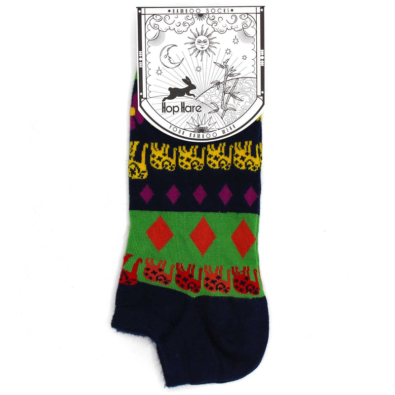 AW Gifts Hop Hare Bamboe Enkelsokken - 41-46 - Gelukkige Olifant - BamSL-08F-M