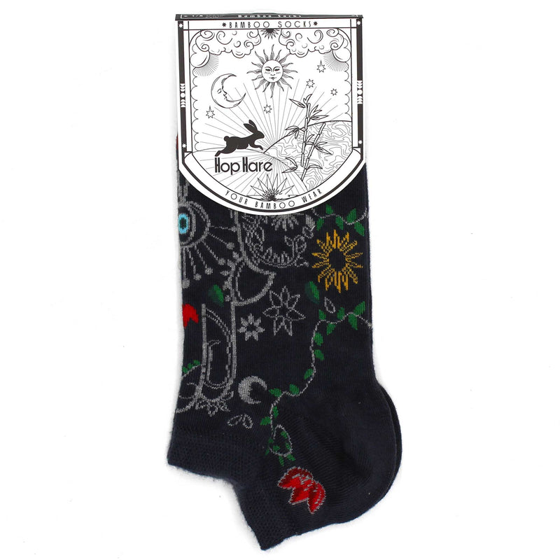 AW Gifts Hop Hare Bamboe Enkelsokken - 41-46 - Hamsa - BamSL-10F-M