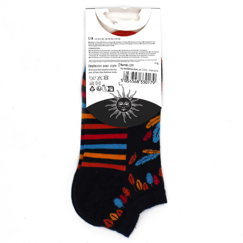 AW Gifts Hop Hare Bamboe Enkelsokken - 36-40 - Dromenvanger - BamSL-17F