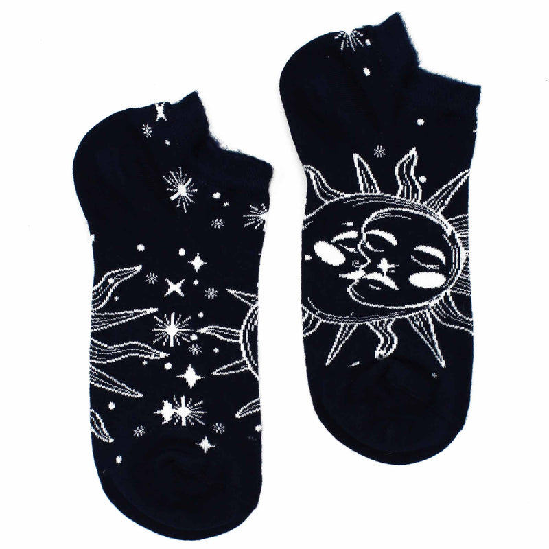 AW Gifts Hop Hare Bamboe Enkelsokken - 36-40 - Zon en Maan - BamSL-01F