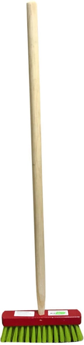 Talen Tools Kinderbezem 80 cmrood/groen compleet - KK-6