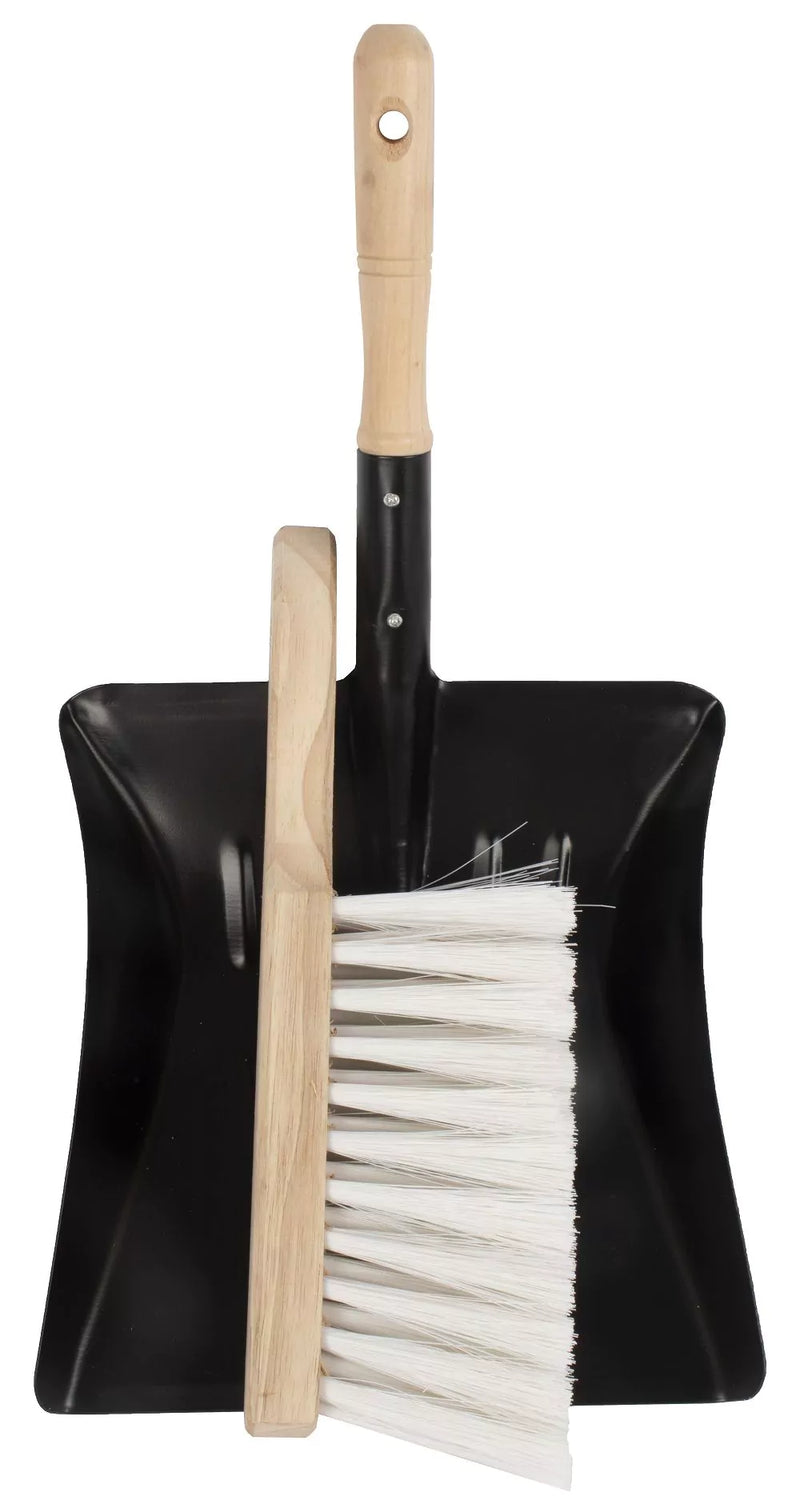 Talen Tools Stoffer en blik - Vuilblik - Zachte haren - Hout & metaal - 8854Z