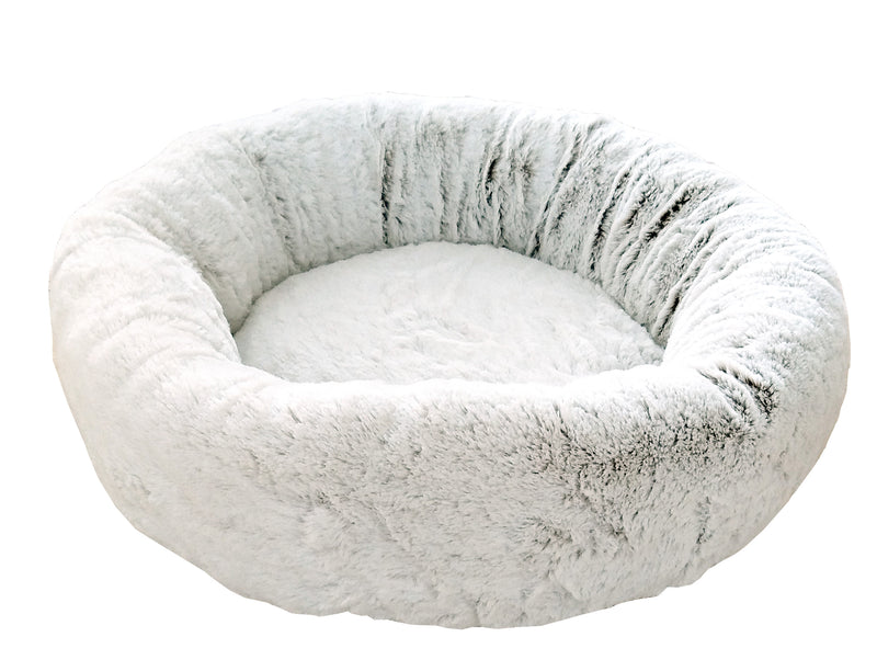 Vadigran Honden - of kattenmand Donut Snowhite wit Ø45cmx13cm - 13284