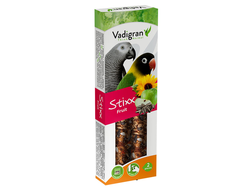 Vadigran Stixx Parkiet & papegaai fruit 2st. - 14471