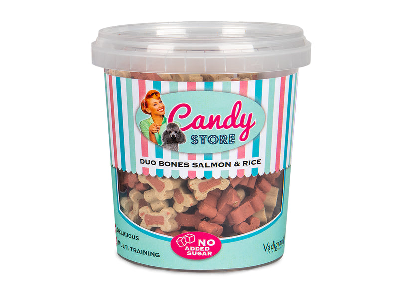 Vadigran Snack Candy Store Duo bones zalm & rijst 500G - 16884