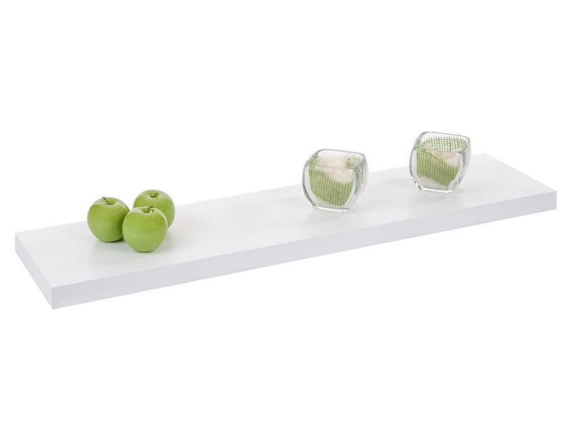 Practo Home Zwevende wandplank (wordt verkocht per 2 stuks) - wandtablet Wit 90cm - OW409BL