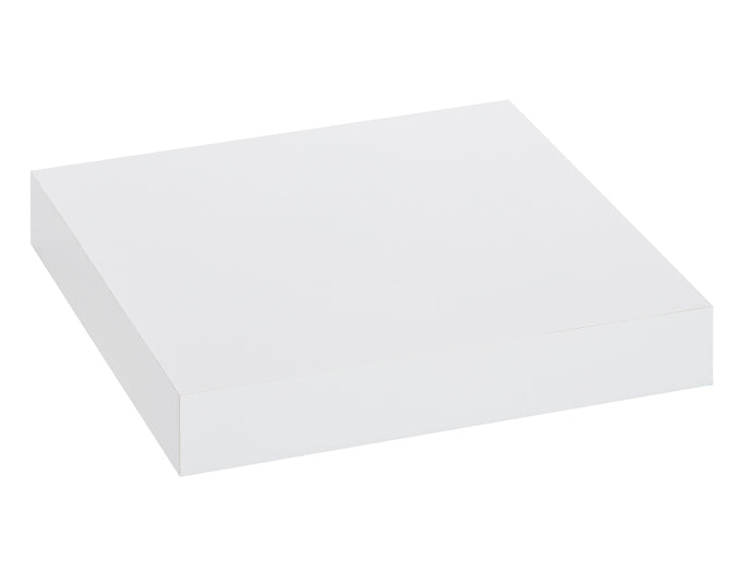 Practo Home Zwevende wandplank (wordt verkocht per 2 stuks) - wandtablet Wit blinkend 23cm - OW402BLG