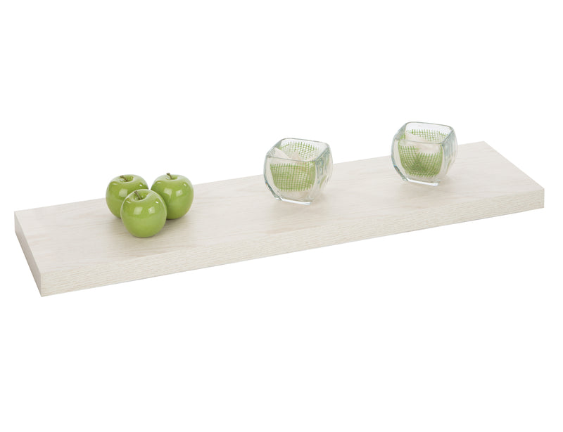 Practo Home Zwevende wandplank (wordt verkocht per 2 stuks) - wandtablet Witte eik 90cm - OW409CB