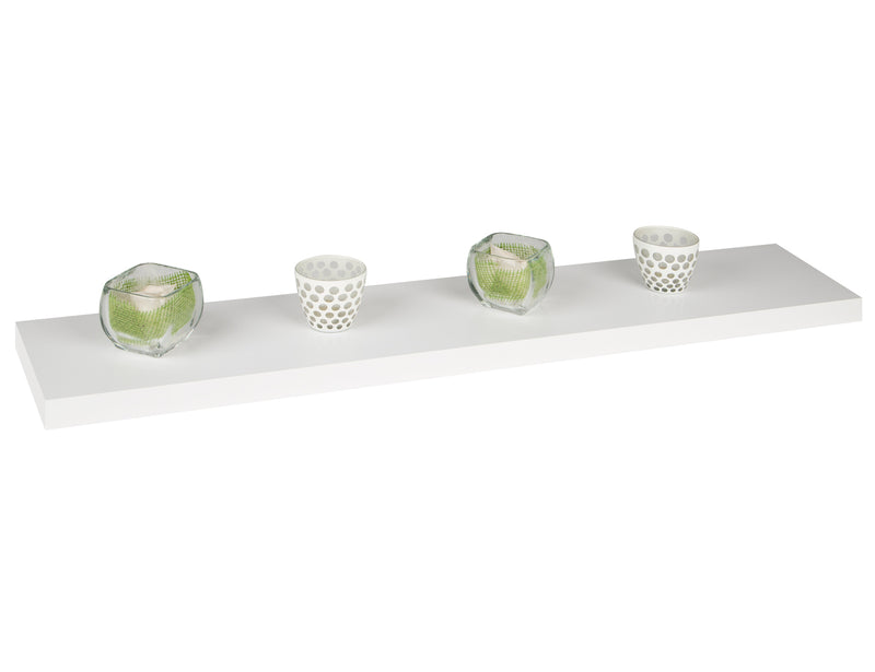 Practo Home Zwevende wandplank (wordt verkocht per 2 stuks) - wandtablet Wit 120cm - OW412BL