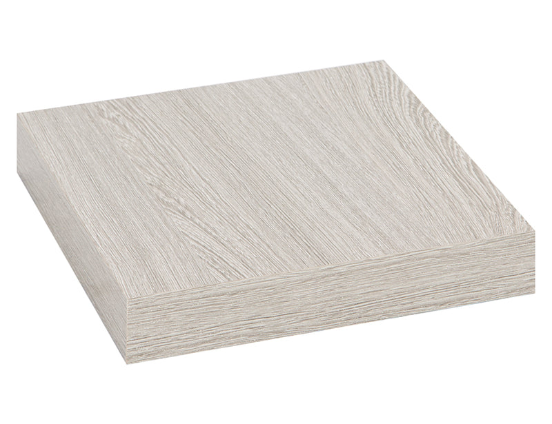 Practo Home Zwevende wandplank (wordt verkocht per 2 stuks) - wandtablet Grijze eik 23cm - OW402CG