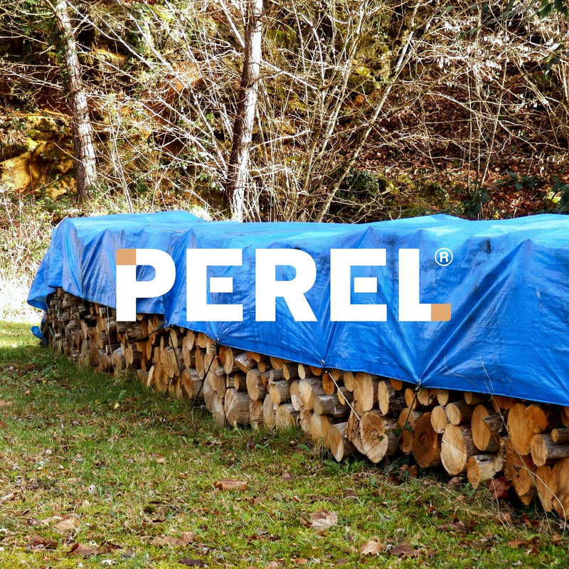 Perel Afdekzeil - Dekzeil Blauw/groen standaard 70g - 2 x 4m - 70-0204