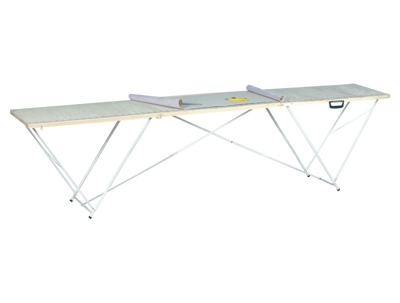 Practo Home behangtafel professioneel 3m hout - met maataanduiding - B126