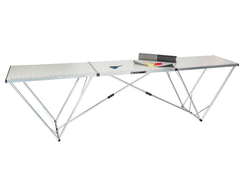 Practo Home behangtafel multifunctioneel 3m aluminium - met maataanduiding - B133