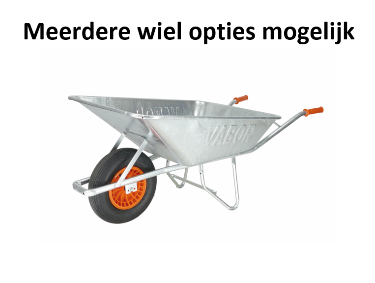 Vabor Landbouwkruiwagen galva 1.3mm - 120 L - LG120-PA - GK20WL0PA