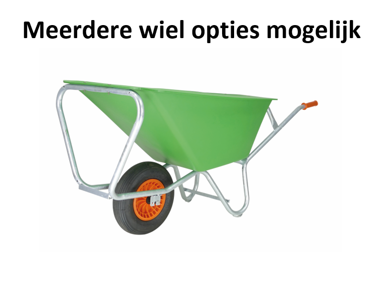 Vabor Landbouwkruiwagen 170 L -  1 wiel - LG170PE-PB