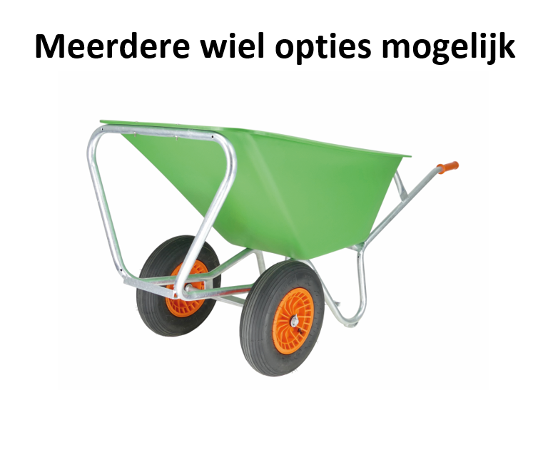 Vabor Landbouwkruiwagen 170 L -  2 wielen - LG172PE-PB