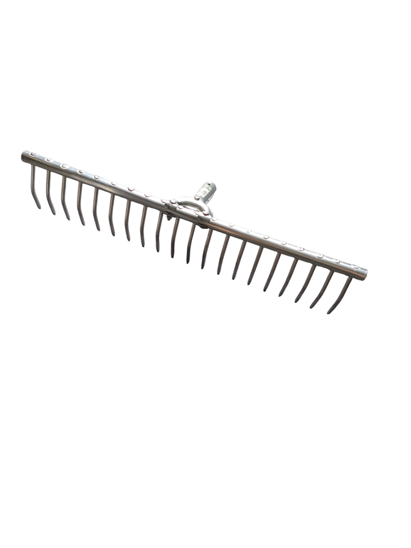 Gille Ferma Aluminium gazonhark - grashark 20 tanden - 62 cm - excl. steel - 615.65