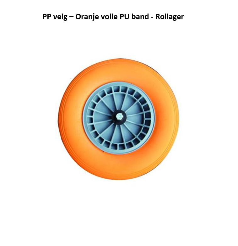 Vabor Landbouwkruiwagen 170 L - Diepe PE-bak -  1 wiel - TG170PE-PB - GV28LZ0PB