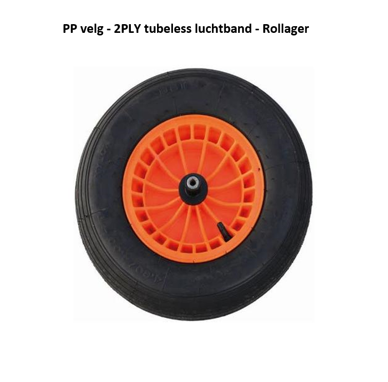 Vabor Kruiwagen Gelakt 1.1 mm 90 L - R801-PA - KX11LL0PA