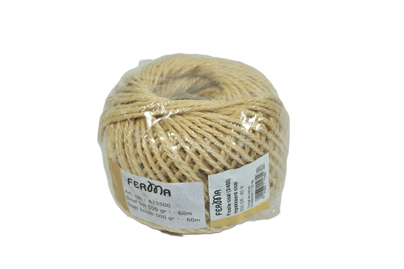 Gille Ferma Inpakkoord sisal 3 strengen (3/400) - 500 gr - 60 m - A15500