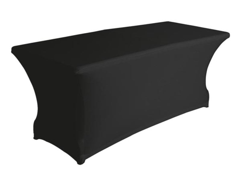 Perel Hoes voor tafel - zwart - rechthoekig - 180 cm x 75 cm x 74 cm - FP411